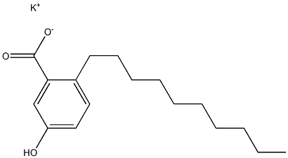 2-Decyl-5-hydroxybenzoic acid potassium salt|