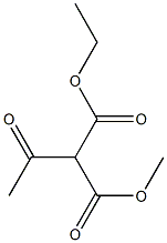 2-Acetylmalonic acid 1-ethyl 3-methyl ester 结构式