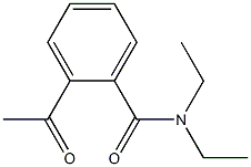 2-Acetyl-N,N-diethylbenzamide Struktur