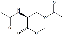 O,N-Diacetyl-L-serine methyl ester Struktur