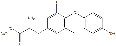 (R)-2-Amino-3-[4-(4-hydroxy-2-iodophenoxy)-3,5-diiodophenyl]propanoic acid sodium salt