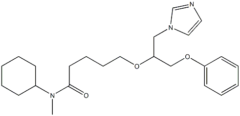 5-[2-(1H-Imidazol-1-yl)-1-(phenoxymethyl)ethoxy]-N-methyl-N-cyclohexylpentanamide