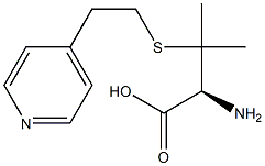 (S)-2-Amino-3-methyl-3-[[2-(4-pyridinyl)ethyl]thio]butanoic acid Struktur