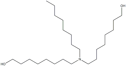8,8'-(Octylimino)bis(1-octanol) 结构式