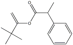 2-Phenylpropionic acid 1-tert-butylethenyl ester