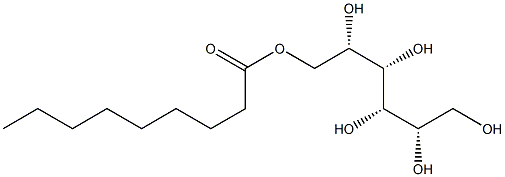L-Mannitol 6-nonanoate Struktur