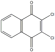 ジクロロ-1,4-ナフトキノン 化学構造式