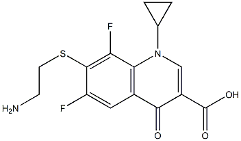  7-(2-Aminoethyl)thio-1-cyclopropyl-6,8-difluoro-1,4-dihydro-4-oxoquinoline-3-carboxylic acid