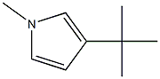 3-tert-Butyl-1-methyl-1H-pyrrole 结构式