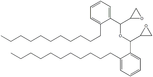 2-ウンデシルフェニルグリシジルエーテル 化学構造式