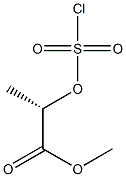 [S,(-)]-2-(Chlorosulfonyloxy)propionic acid methyl ester Structure