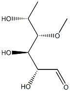 4-O-Methyl-6-deoxy-D-galactose Structure