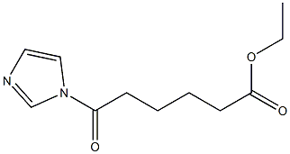 6-(1H-Imidazol-1-yl)-6-oxohexanoic acid ethyl ester Structure