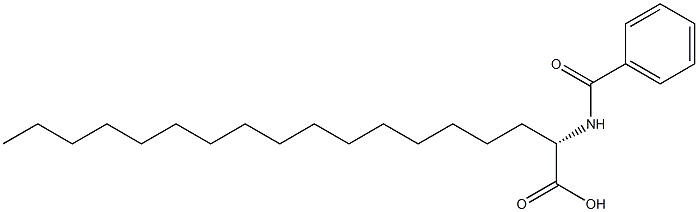 [S,(+)]-2-Benzoylaminostearic acid Struktur
