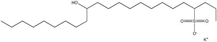 14-Hydroxytricosane-4-sulfonic acid potassium salt