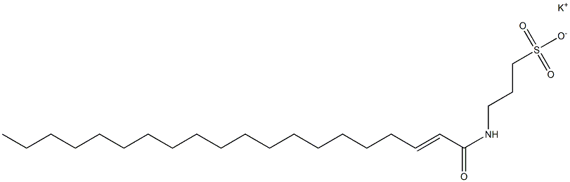 3-(2-Icosenoylamino)-1-propanesulfonic acid potassium salt Structure
