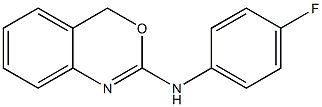 2-(4-Fluorophenylamino)-4H-3,1-benzoxazine Structure