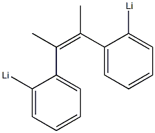 (Z)-2,3-Bis(2-lithiophenyl)-2-butene Structure