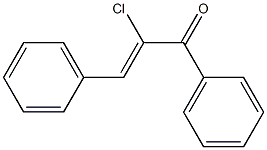 (Z)-1,3-Diphenyl-2-chloro-2-propene-1-one Structure