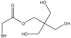 Mercaptoacetic acid 3-hydroxy-2,2-bis(hydroxymethyl)propyl ester Struktur