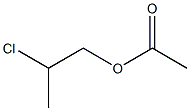 Acetic acid 2-chloropropyl ester Structure