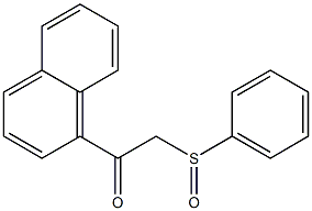 1-(Phenylsulfinylacetyl)naphthalene