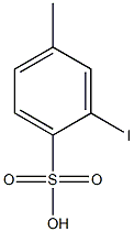 2-Iodo-4-methylbenzenesulfonic acid Struktur
