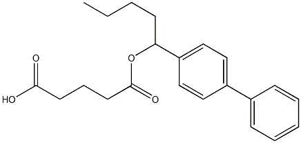Glutaric acid hydrogen 1-[1-(4-biphenylyl)pentyl] ester|