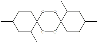 1,3,10,12-Tetramethyl-7,8,15,16-tetraoxadispiro[5.2.5.2]hexadecane Structure