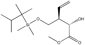  (2S,3R)-2-Hydroxy-3-[[[(1,1,2-trimethylpropyl)dimethylsilyl]oxy]methyl]-4-pentenoic acid methyl ester