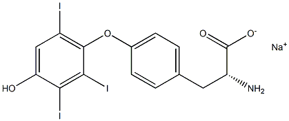 (R)-2-Amino-3-[4-(4-hydroxy-2,3,6-triiodophenoxy)phenyl]propanoic acid sodium salt