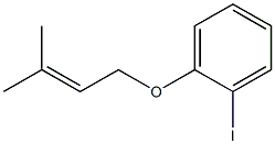 プレニル(2-ヨードフェニル)エーテル 化学構造式