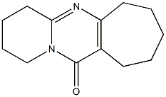 1,2,3,4,7,8,9,10-オクタヒドロシクロヘプタ[d]ピリド[1,2-a]ピリミジン-11(6H)-オン 化学構造式