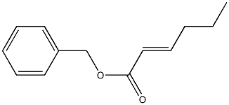 (E)-2-Hexenoic acid benzyl ester Structure