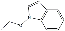 1-エトキシ-1H-インドール 化学構造式