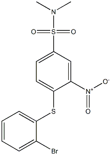 2-(o-Bromophenylthio)-5-dimethylaminosulfonyl-1-nitrobenzene