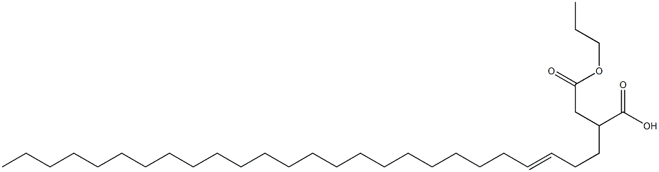 2-(3-Hexacosenyl)succinic acid 1-hydrogen 4-propyl ester 结构式