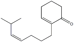 2-[(Z)-6-Methyl-4-heptenyl]-2-cyclohexen-1-one Structure