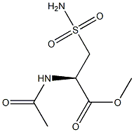 N-Acetyl-3-sulfamoyl-L-alanine methyl ester Structure