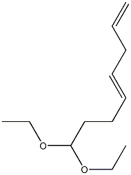 4,7-Octadienal diethyl acetal Struktur