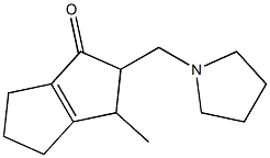 3,4,5,6-Tetrahydro-3-methyl-2-[(1-pyrrolidinyl)methyl]pentalen-1(2H)-one