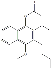1-Acetoxy-2-ethyl-3-butyl-4-methoxynaphthalene