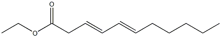 3,5-Undecadienoic acid ethyl ester Struktur
