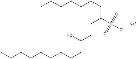 11-Hydroxyicosane-8-sulfonic acid sodium salt