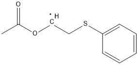 2-[(Phenyl)thio]-1-acetoxyethyl radical