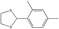 2-(2,4-Xylyl)-1,3-dithiolane Struktur