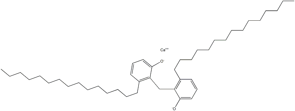 Calcium 2,2'-methylenebis(3-pentadecylphenoxide) Struktur
