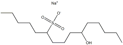 10-Hydroxypentadecane-6-sulfonic acid sodium salt