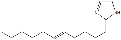 2-(5-ウンデセニル)-3-イミダゾリン 化学構造式