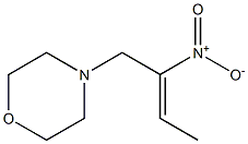 (Z)-1-Morpholino-2-nitro-2-butene Structure